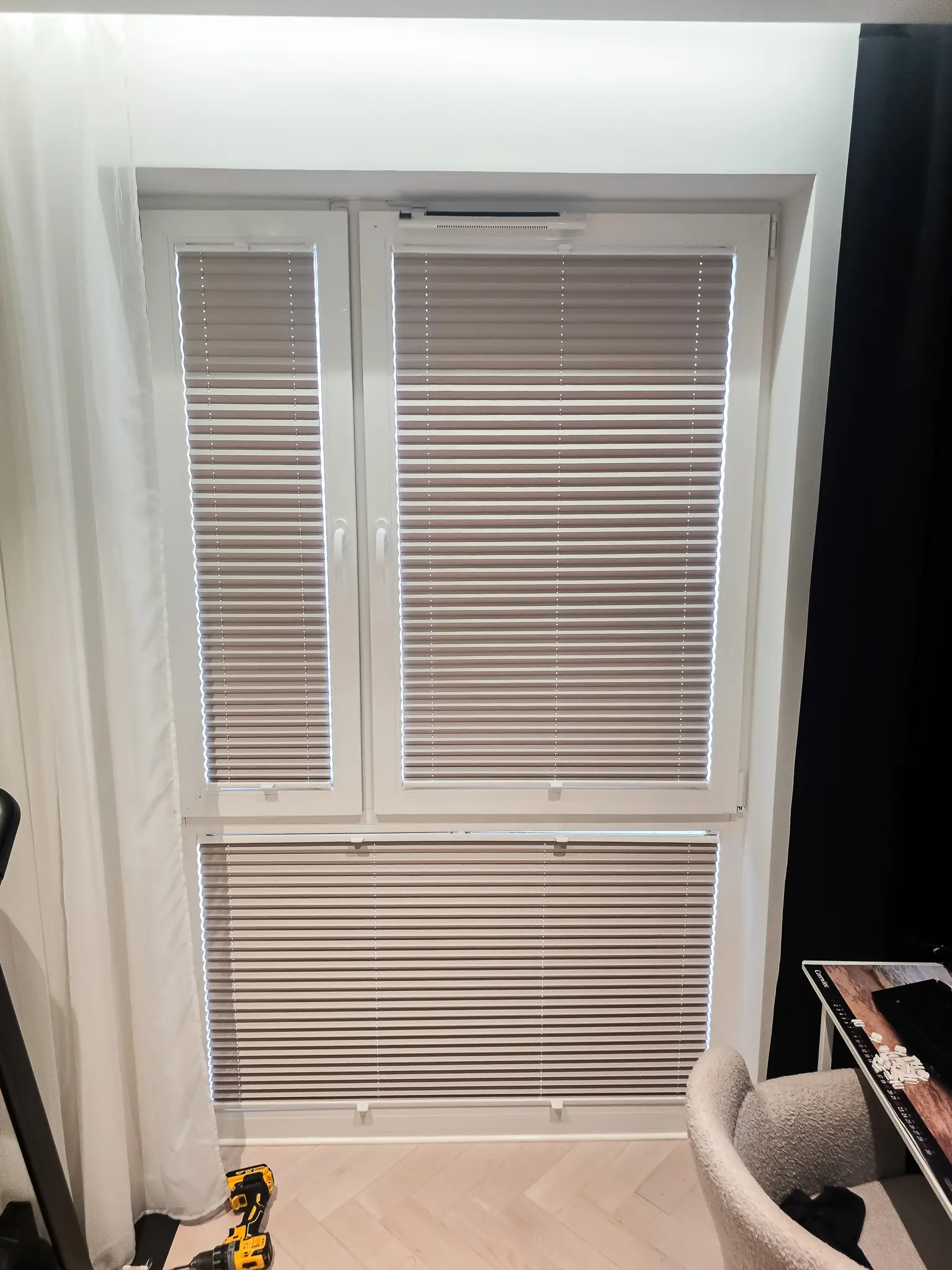 Nowoczesne plisy okienne, Warszawa, ujęcie 02