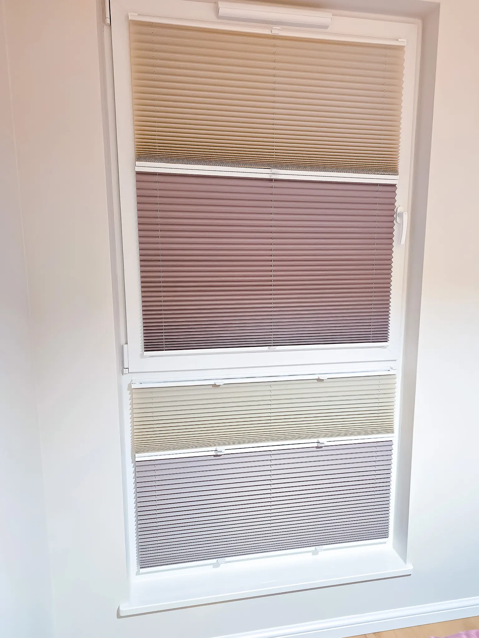 Plisy okienne, realizacja, ujęcie 02