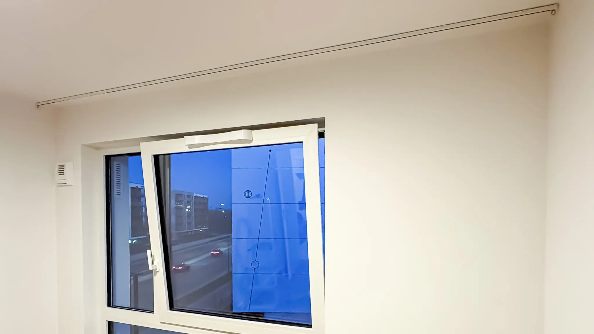 Zasłony do salonu, Warszawa, ujęcie 02